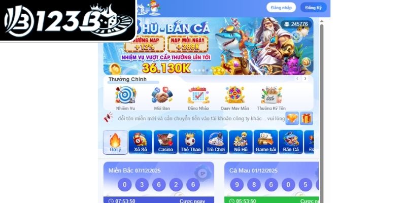 Giấy phép hoạt động 123B