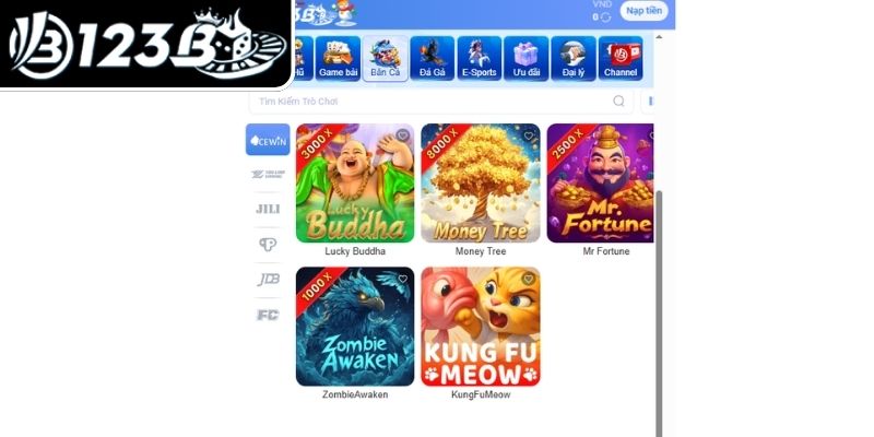 Giới thiệu về bắn cá 123B