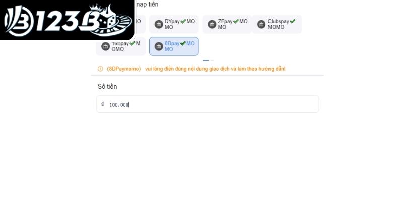 Nạp tiền nhanh bằng mã QR