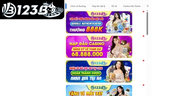 Điều kiện nhận ưu đãi 123B